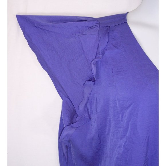 New MICHAEL Michael Kors 3X Flutter Sleeve Ruffle Top Pale Purple NWT - Picture 7 of 13